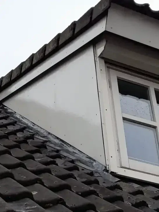 Dezelfde zijwang na de reiniging